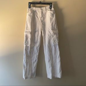 White Cargo Pants